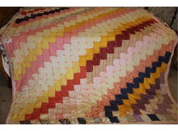 Tied Quilt - Some Stains -  84 X 72