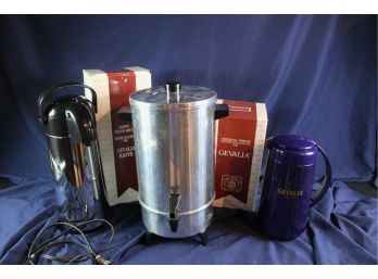 West Bend 30 Cup Percolator, One Kaffe,  Thermal Server