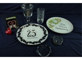 Anniversary Plates, Glasses, Etc.
