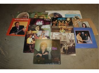 Record Albums - Country - Dolly, Tammy Wynette, Roy Clark Etc - Great Condition