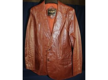 Rust Greenland - Size 11 - 12 - Leather Jacket