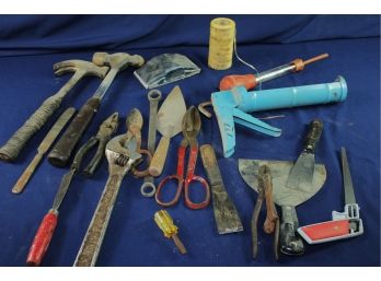 Hammers, Wrench, Scrapers, Trowel, Hydrometer, Caulk Gun