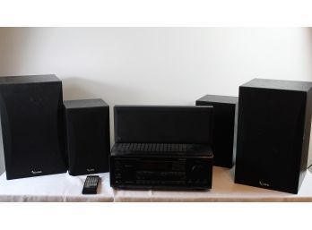 Onkyo With Five Infinity Speakers - No Wires-  & Onkyo Video Control Tuner Amplifier