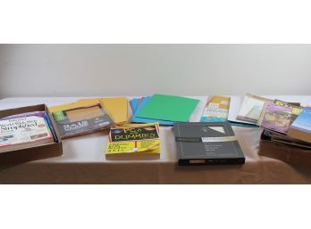 Office Papers And Envelopes, Magazine And Books