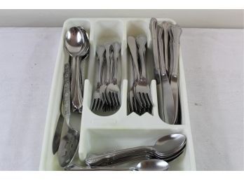 Silverware - 21 Spoons, 10 Salad Forks, 12 Forks, 15 Knives
