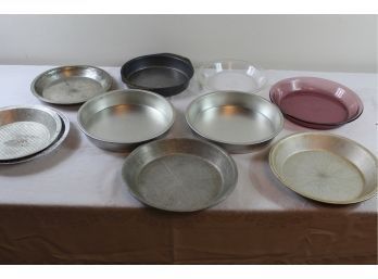 8 Pie Plates And Tins