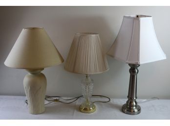 Three Lamps, 20-inch, 22 In 23 In