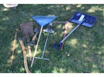Ax, Rake, Shovel, Garden Plug, Pick