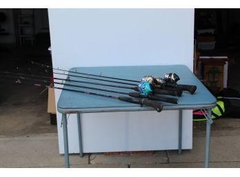 4 Rods And Reels, One Rod