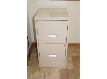 2 Drawer Metal File Cabinet 29 In Tall
