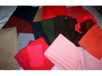 Lot 3 Of Material - Mostly Polyester And Knit