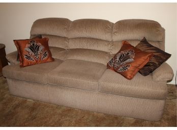 Nice Hide-a-bed Couch With Four Pillows - 80 W X 36 D X 37 Tall - Peop Loungers Brand