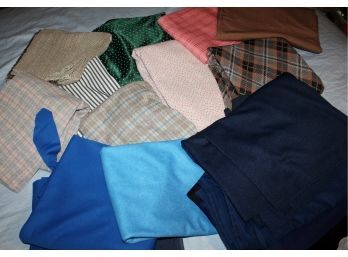 Lot 2 Of Material - Mostly Polyester And Knit