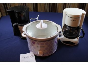 Like New Appliances, Crock-Pot, Black & Decker Brew & Go, 4 Cup Mr Coffee