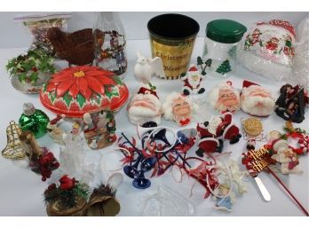 Christmas Miscellaneous, Magnets, Ornaments, Containers, Bells Etc
