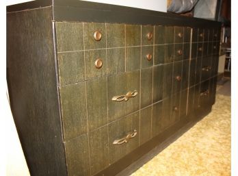 9 Drawer Black Chest, 5 Ft W X31 In Tall - 17.25 Deep