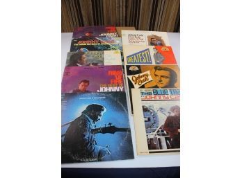 9 Johnny Cash 33 RPM Albums