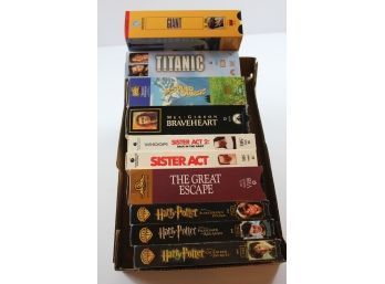 VHS Lot 3 - Sets - Harry Potter, Titanic, Sound Of Music, Braveheart