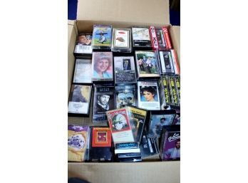Large Lot Of Cassettes - Gospel, Country, Rock