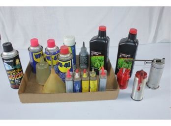 Oils And Lubricants  3 Oil Squirt Cans