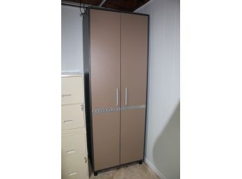 Coleman Two Door Storage Cabinet - 27.5 In Wide X 75.5 In Tall X 19.5 Inch Deep - Important -see Details