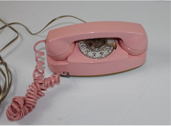 Pink Southwestern Bell Princess Rotary Phone