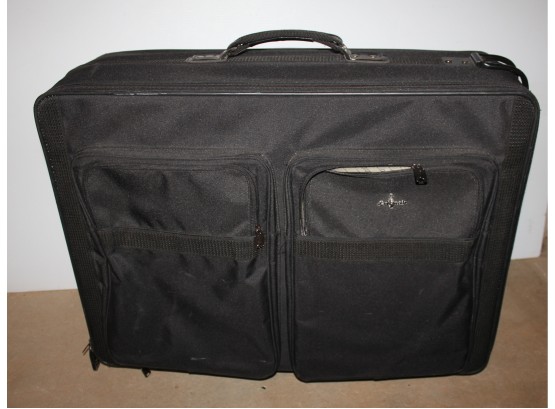 Atlantic Suitcase 29 X 21 X 9 Deep On Rollers  Very Clean Inside