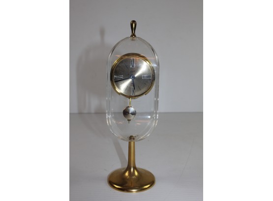 Vintage 1960s 8-day Table Clock, W&A Schmid-Schlenker Jr