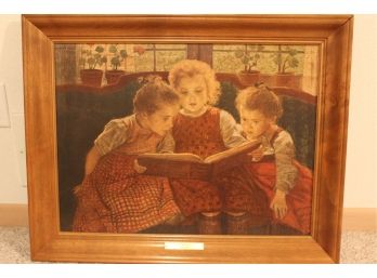 Print By Walter Firle  The Fairy Tale 28.5 X 22.5