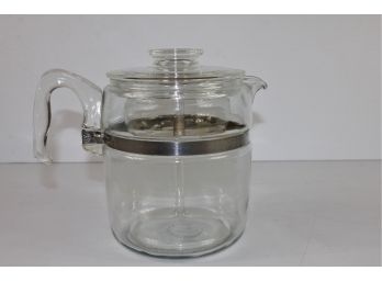 Vintage Corning Pyrex - 9 Cup Glass Coffee Percolator 7757 - B