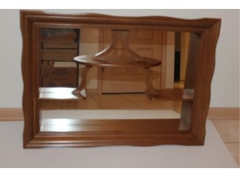 Mirror With Shelves Wall Hanging 35.5 X 25.5