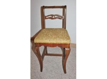 Antique Small Child's Or Sewing Chair, Wood Is In Great Shape  Seat Needs Reattached