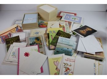 Card Lot, Stationary  With SC Initials, Box Of Blank Cards