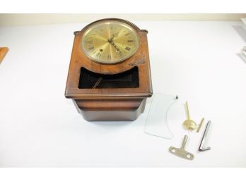 Vintage Pendulum Clock With Loose Pieces