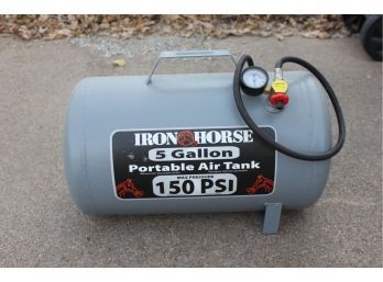 Iron Horse 5 Gallon Portable Air Tank 150 Psi