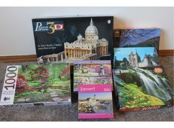 Puzzle Lot 2-has A 3D Puzzle