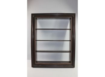 Curio Shelf- - Lightweight Wood - Four Shelves With Some Wear