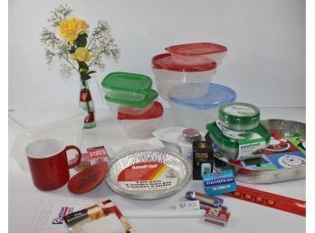 Miscellaneous - Elvis Toothpick Holder, Plasticware, Santa Tray