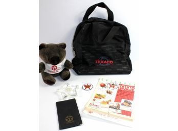 Texaco Miscellaneous-1996 Calendar, Bear, Bag, Paperweight, Magnet