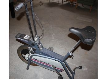 8350 Ergometer Exercise Bike- Adjustable Seat- - Missing A Foot Strap - Heavy