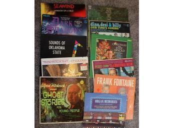 Album Lot 4 - Misc Albums And Christmas, Alfred Hitchcock, Dark Shadows, Andy Williams, Etc