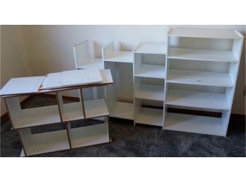 Shelving Unit - Particle Board, Not Sure If All Parts Are There