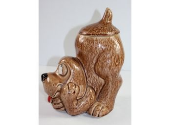 McCoy Brown Dog Cooke Jar #0272 USA