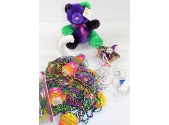 Mardi Gras Lot-beads, Bear, Jester Magnet