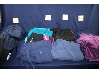 Women's Sweatpants And A Few Tops And 2 Velour Sets