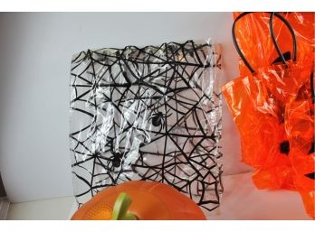 Halloween Lot 1-bags, Plastic Pumpkin, Etc