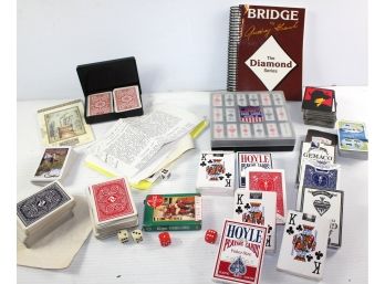 Marlboro Deck Of Cards, Various Decks Of Cards, Nice Hard Cards, Bridge Book