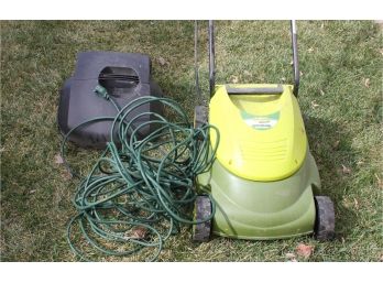 Mojo Electric Lawn Mower With Bag And Extension Cord,  14 Inch Blade - Works Good