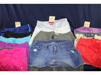 Women's Shorts - Some Athletic Sizes 8 To 14