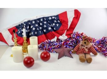 Fourth Of July Battery Operated Candles